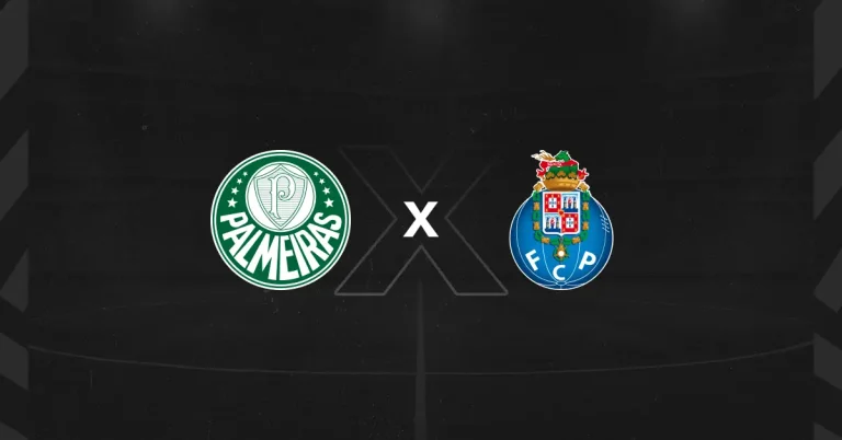 Escudos do Palmeiras x Porto