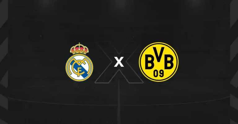 Escudos de Real Madrid x Borussia Dortmund