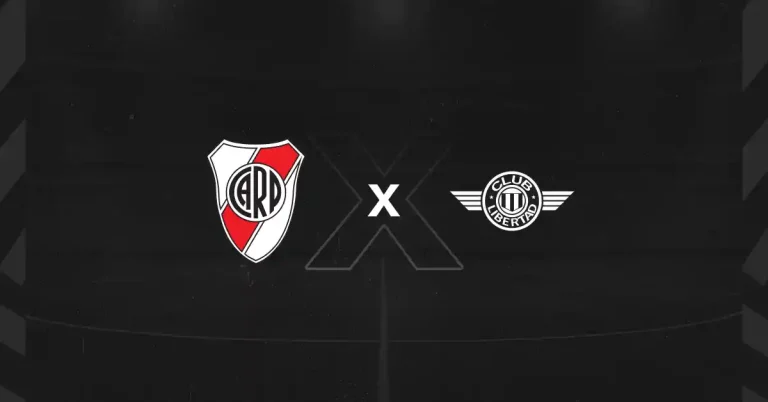Escudos de River Plate x Libertad