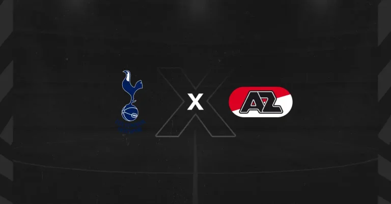 Escudos dos times do Tottenham x AZ