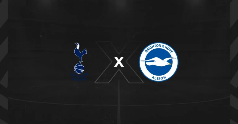 Escudos do Tottenham x Brighton