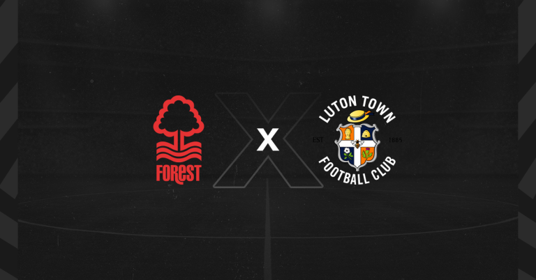 Escudos de Nottingham Forest x Luton Town