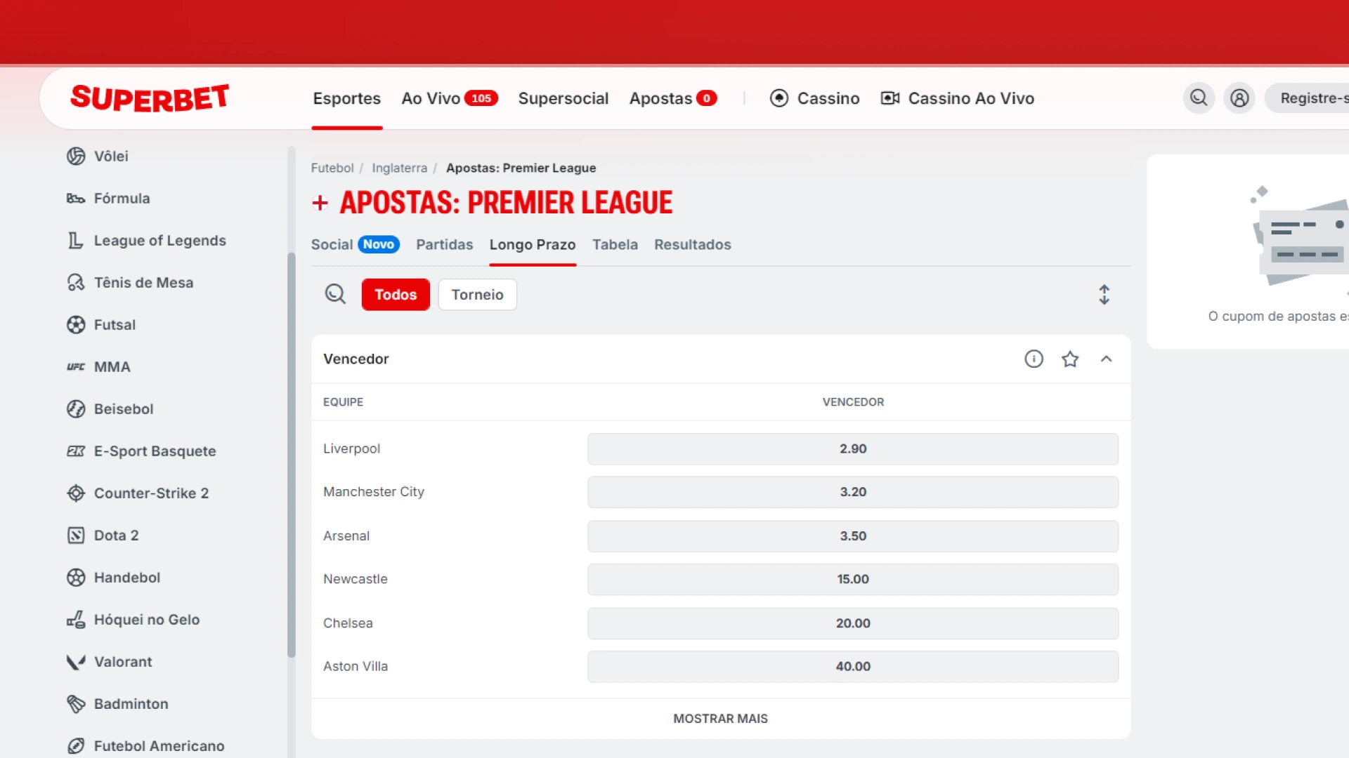 image mercado campeão apostas futuras superbet