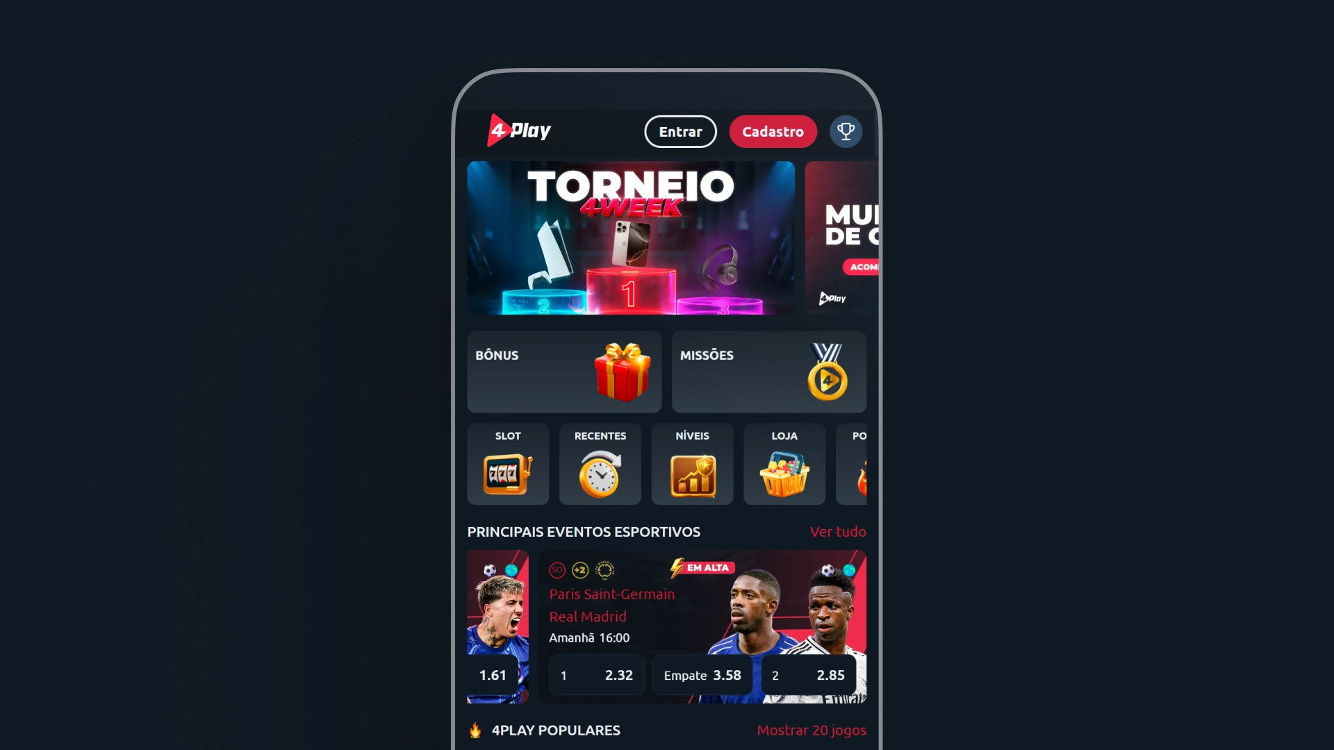 imagem app 4Play