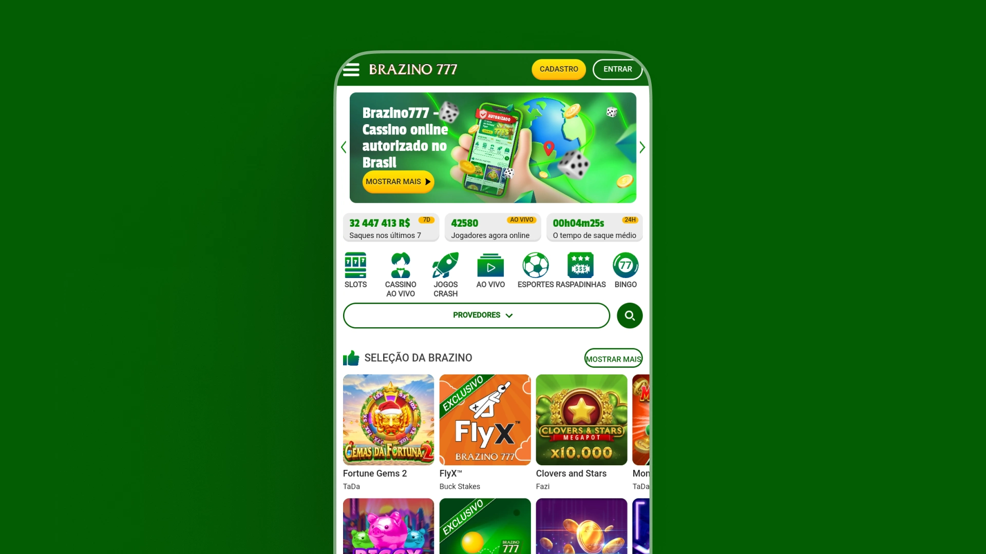 imagem app brazino777
