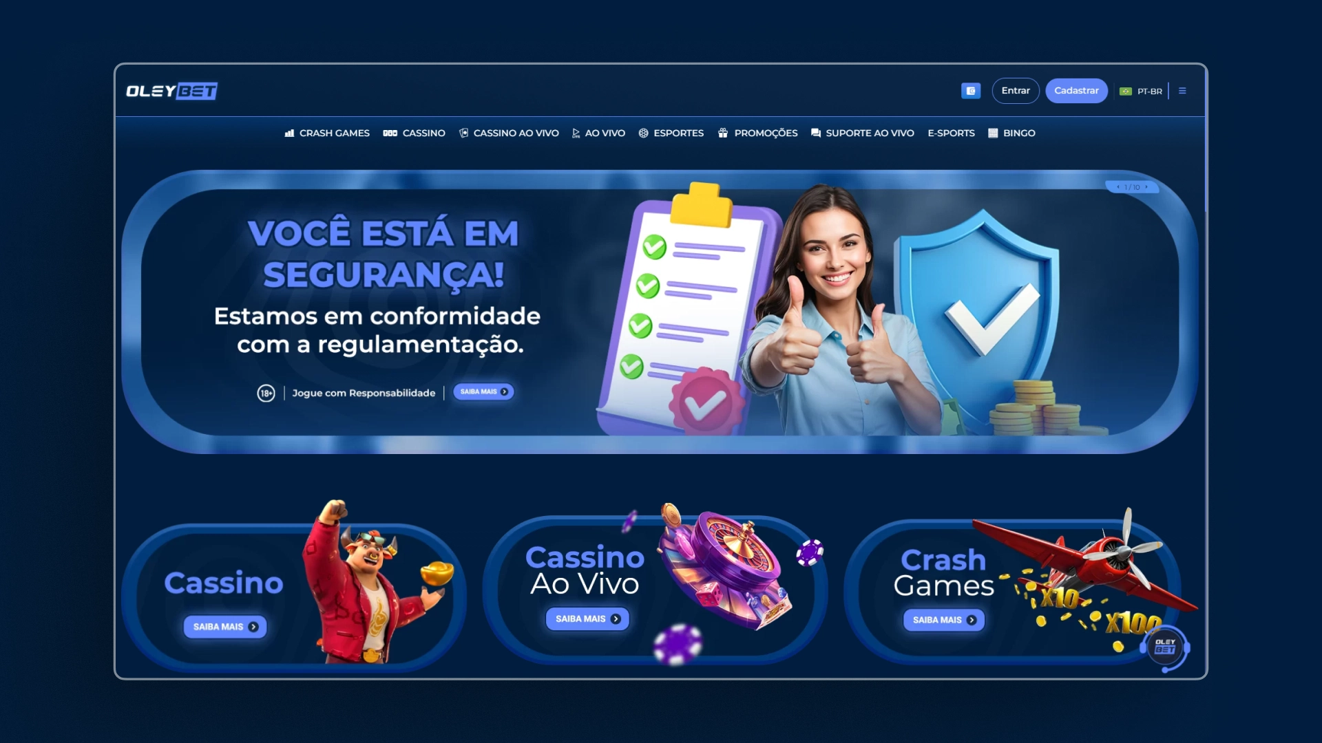 imagem homepage oleybet