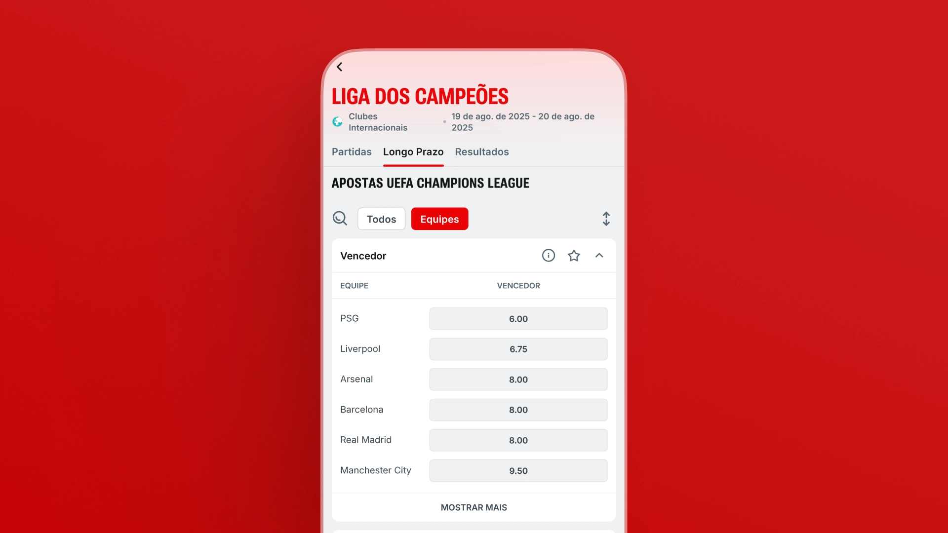 imagem ilustrativa Apostas de Longo Prazo superbet