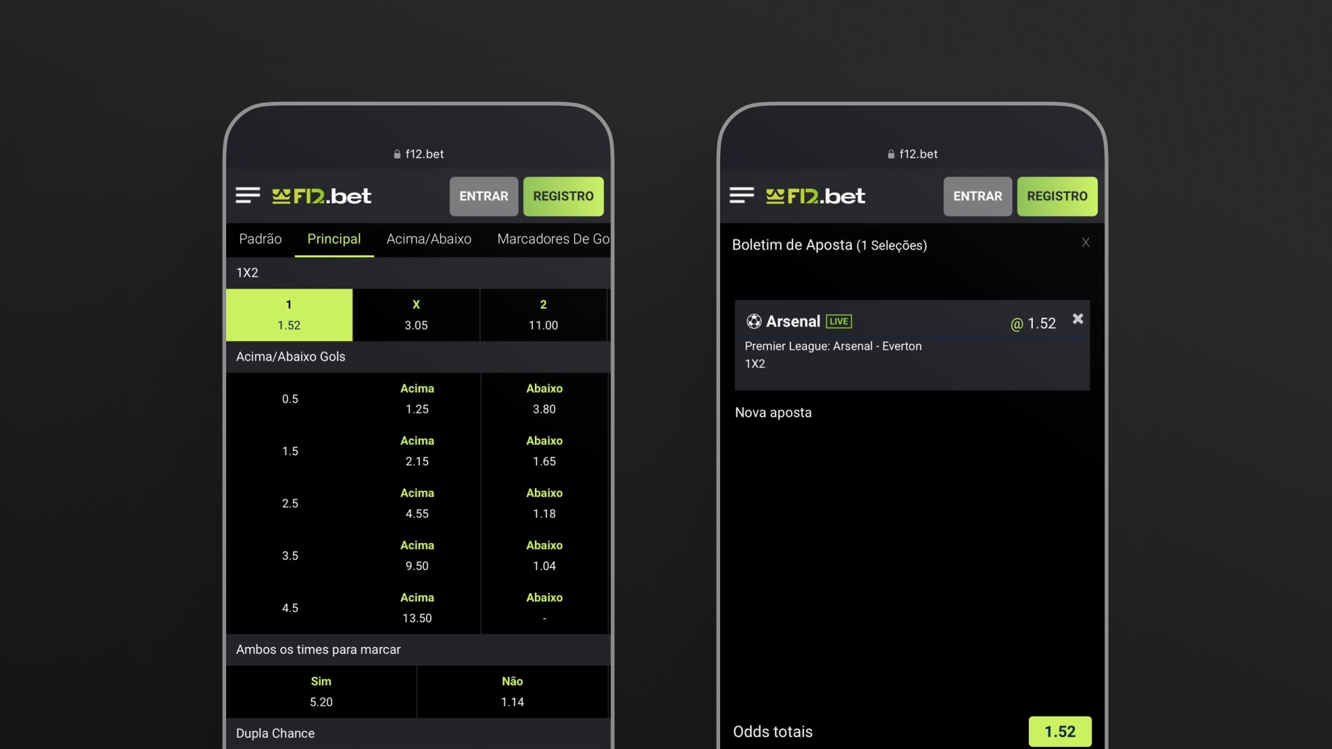 imagem mockup mobile app f12bet