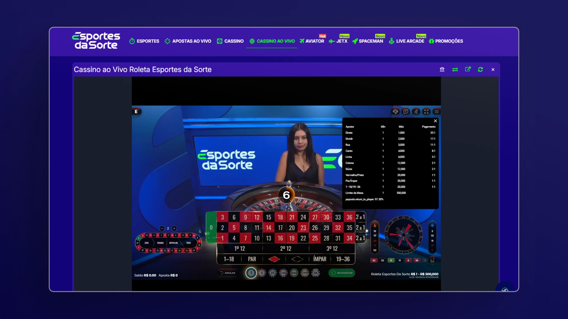 screenshot cassino ao vivo esportes da sorte