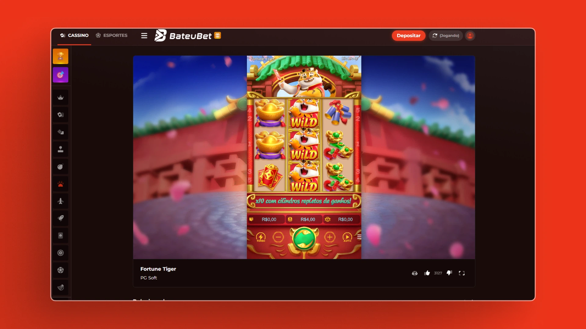 screenshot slots fortune tiger cassino BateuBet